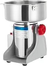 2500g Electric Grain Grinder, 220V 4500W Stainless Steel Grain Grinding Machine, 28000 RPM High Speed Commercial Multi-Function Grinder for Wheat Corn Rice (5.5 lbs)