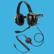 Soundproofing Radio Noise Isolating Headphone PTT for ICOM IC-F4101D IC-F4210D