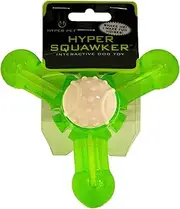 Hyper Pet Hyper Squawkers Dog Jack Durable Dog Toy Designed from TPR and Nylon with an Enticing Giggle Noise Medium