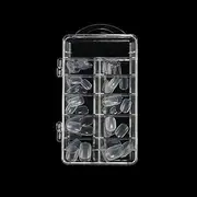 100Pcs Nail Tips Quick Extension Transparent Press On False Nails Tips Mani Nail Art Mani