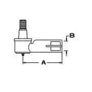 Tie Rod Fits 8240 8340 TS100 TS110 TS90 81863802 81863802-A E9NN3289BA