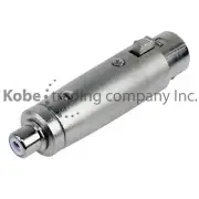 2 PSC Professional Metal Adapter XLR Jack to RCA Jack