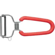 Avanti Smooth Fruit/Vegetable Skin Peeler Kitchen Swivel Shredder Blade Red