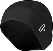 [Generic] Men Women Cycling Cap Windproof Fleece Bandana Winter Cap for Sports Running Skiing Grey Style 2