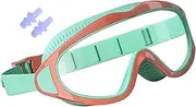 Kids Swimming Goggles | Pool Glasses with Waterproof Ear Plugs - Leakproof UV Protection Eyewear, HD Anti-Fog Swimming Glasses For Youth Teens