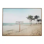 Framed Canvas/Resin 72x102cm Surfs Up Wall Hanging Art Decorative Home Display