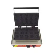 110V Electric Donut Maker Waffle Machine Doughnut Making Machine 15pcs