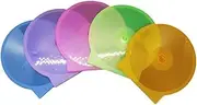 25 Pack 5.2mm Colorful CD Half Round Cases - Clear DVD Storage Boxes, Dustproof and Stain Resistant for Clean Scratch-Free Storage of Disc Collections
