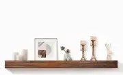 Rustic Fireplace Mantel Shelf Floating Fireplace Mantel Dark Walnut 36 Inch Long