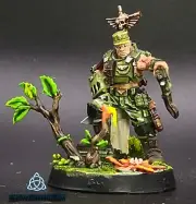 Painted Catachan Jungle Fighter Catachan Colonel Astra Militarum WH40K