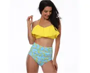 Sexy Bikini Women Bathing Pattern Printing Swimsuit Beach Suit - 2