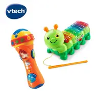 在飛比找PChome24h購物優惠-【寶寶律動玩具1+1超值組】Vtech-寶寶麥克風+音樂毛毛