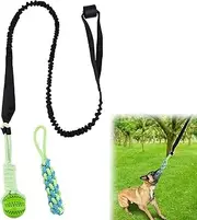 Dog Pole Rope Toys,Interactive Exercise Play,Interactive Tether Pull,Dog Rope Play,Pet Outdoor Entertainment,Retractable Tugger Dog Rope,for Pet Exercise