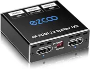 HDMI Splitter 1 in 2 Out 4K 60Hz 1080P 120Hz 4:4 HDR D-olby Vision D-olby Atmos Scaler 4K 1080P, Firmware Upgrade HDCP2.2, Scaler EDID Switch, USB Power