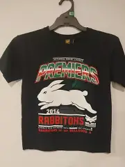South Sydney Rabbitohs 2014 NRL Premiers T-Shirt junior Size Small - Jersey