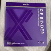 VaultX SV6 Twilight Masquerade Exo-Tec 12 pocket Zip Binder NEW 480