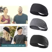 Ladies Men Headband Sports Elastic Gym Running Wide stretchy Hairband Yoga Women