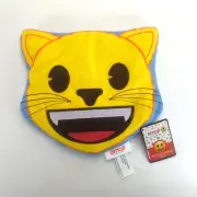 Grinning Cat EMOJI Heating / Cooling Plush Pad Novelty Funny 2023 New With Tags