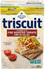 3 Triscuit Crackers Fire Roasted Tomato & Olive Oil 200g Canada FRESH &DELICIOUS