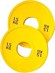 ａ aternee Weight Plates for Barbell Dumbbell Plates Standard Accessory Ergonomic Steel Flexibility for Fitness Strength Training Sports