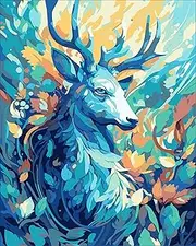 BODEUX Paint by Numbers for Adults Paint by Number Kits on Canvas DIY Oil Paint by Numbers Painting Gift Home Decoration for Living Room