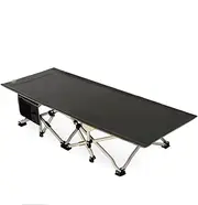 Oxford Cloth Foldable Camping Bed Oversized Camping Beds Ultra Lightweight Folding Bed Portable Travel Camp Cots