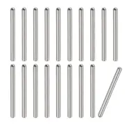 50pcs 2 x 30mm Dowel Pins Round Head Flat Chamfered End Dowel Pin
