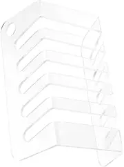 Didiseaon Multi Phone Charging Stand Transparent Mobile Rack for Organizing Cellphones Elegant Desktop Holder for Classroom and Meeting Secure Base Prevents Slips Practical