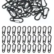 30Pcs Mini Carabiner Clip 1.2 Inch Small Carabiner Clips Metal Tiny Spring