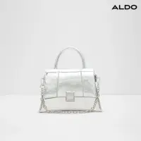 在飛比找momo購物網優惠-【ALDO】KINDRA-閃耀光澤時尚手提包(銀色)