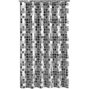 Shower curtain 200 x 220 cm (W x H), anti-mold, antibacterial, water repellent, soft polyester fabric