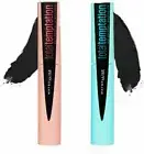 Mayebelline Total Temptation Decadent Waterproof Black Mascara * New & Sealed *