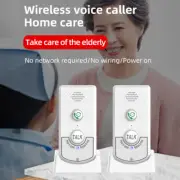 2 Pack Wireless Intercoms Two Way Voice Ringtone Call Long Distance D7T0