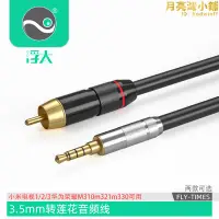 在飛比找露天拍賣優惠-3.5mm轉單rca同軸音頻線適用於電視接功放spdif3.