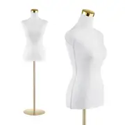 Female Mannequin Torso Display Stand Manikin Dress Form Dressmakers Sewing Fashion Tripod Base 164-180CM White