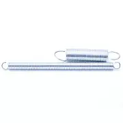 Expansion Springs 1.2/1.4mm Extension Tension Hook Expanding Springs Zinc-Plated