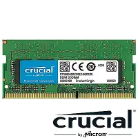 在飛比找Yahoo奇摩購物中心優惠-Micron Crucial NB-DDR4 3200/8G