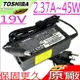 TOSHIBA 2.37A 充電器(原廠)- 19V，45W，T210，T210D，T215，T215D，T235D，T235-S1370，W100，W105，PA-1450-81，T215D-S1160，CB30-A，CB35-A，Z30-A，Z30-C，Dynadock U3.0 Universal (PA3927-1PRP)，105，W105-L251，NB200，NB205，NB250，NB255，NB300，NB305，NB500，NB510，NB505