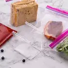 Zipper Lock Food Bag Stand Freezer Bag Stand Hands-free Food Storage Bag