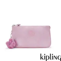 在飛比找momo購物網優惠-【KIPLING官方旗艦館】金屬粉紫三夾層配件包-CREAT