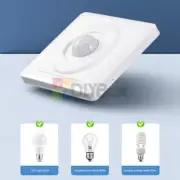 220V Automatic Infrared PIR Body Motion Sensor Switch Delay Light Wall Mounted