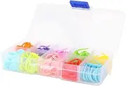 12 Packs Plastic Stitch Marker Clips, Secure Knitting Tools for DIY Arts and Crafts, Lightweight and Smooth, with Marking of Pattern Stitches
