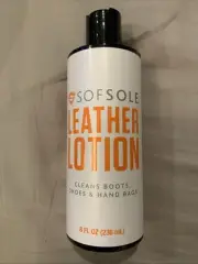 Sof sole Leather Cleaner, Boots Shoes & Handbag 8-Oz. Bottle New Free Shipping !
