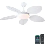 Ceiling Fans with Lights and Remote/APP Control, 48 Inch Tropical Ceiling Fan...