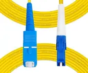-1m3ft OS2 SC/UPC to LC/UPC Fiber Patch Cable Single Mode Fiber Simplex Lengt...