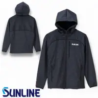 在飛比找蝦皮商城優惠-《SUNLINE》SUW-06127 暗灰色絨毛拉鍊帽T外套