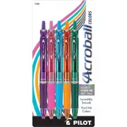 Pilot Acroball Colors Advanced Ink Pens Medium 31808