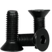 M2.5-0.45 x 16 mm Flat Socket Cap Screw 12.9, UNC, Black Oxide, FT, 25 Pack