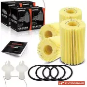 4x Engine Oil Filter for Toyota Land Cruiser 08-11 13-21 Lexus IS500 LX570 RC F (for: Toyota)