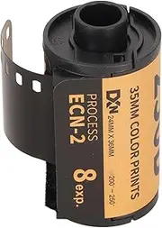 35mm Color Print Film, HD Camera Color Negative Film, Plastic Material, High Clarity and Resolution, Ideal for 135 Cameras,Produces Intense Colors and High Contrast Ima